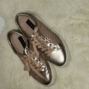 Steve by Madden metallic sneakers